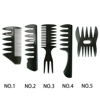 Men's Professional Wide Tooth Hair Comb & Brush – Barber-Grade Hair Styling Tool for Men
