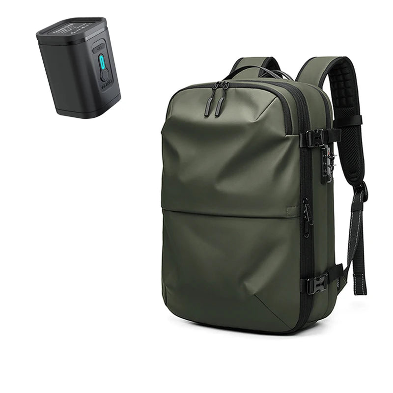 Men's Travel Backpack – Vacuum Compression, 17-Inch Laptop Backpack, Large Capacity Business & School Backpack, Expanded Hiking Bag