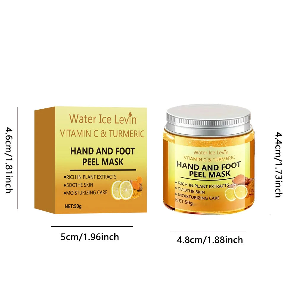Vitamin C & Turmeric Hand Wax Mask – Smoothing, Cleansing & Illuminating Treatment for Hands & Feet