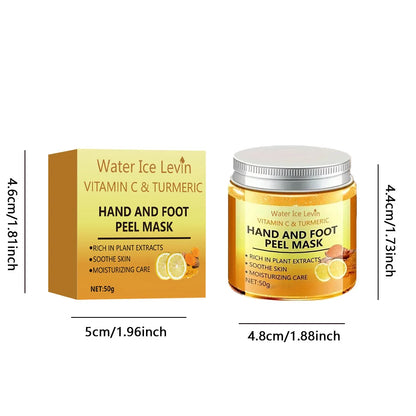 Vitamin C & Turmeric Hand Wax Mask – Smoothing, Cleansing & Illuminating Treatment for Hands & Feet