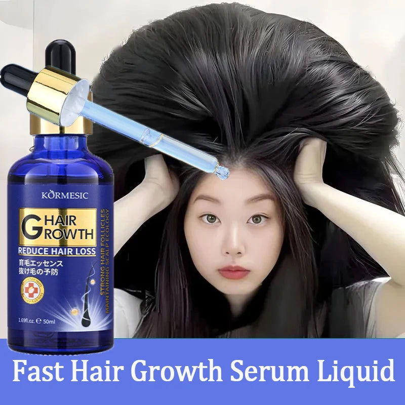 Hair Growth Serum Oil – Anti Hair Loss Treatment for Regrowth, Scalp Repair, Moisturizing & Nourishing Hair Care Solution