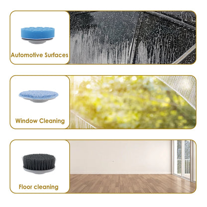 10 in 1 Electric Cleaning Brush – Multifunctional Bathroom & Toilet Brush with Voice Announcement