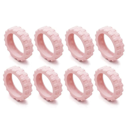 Universal Silicone Luggage Wheel Protectors – Travel Suitcase Caster Covers to Reduce Wear & Noise