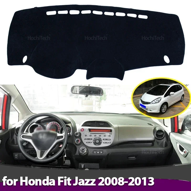 Honda Fit Jazz Dashboard Cover - Anti-Glare Instrument Panel Mat 2008–2013 GE6 GE7 GE8 GE9