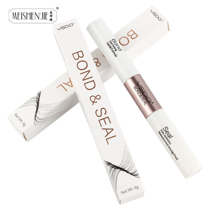 2-in-1 Bond & Seal Dual-Ended Eyelash Glue — Waterproof, Fast-Drying Strong Hold for Cluster Lashes