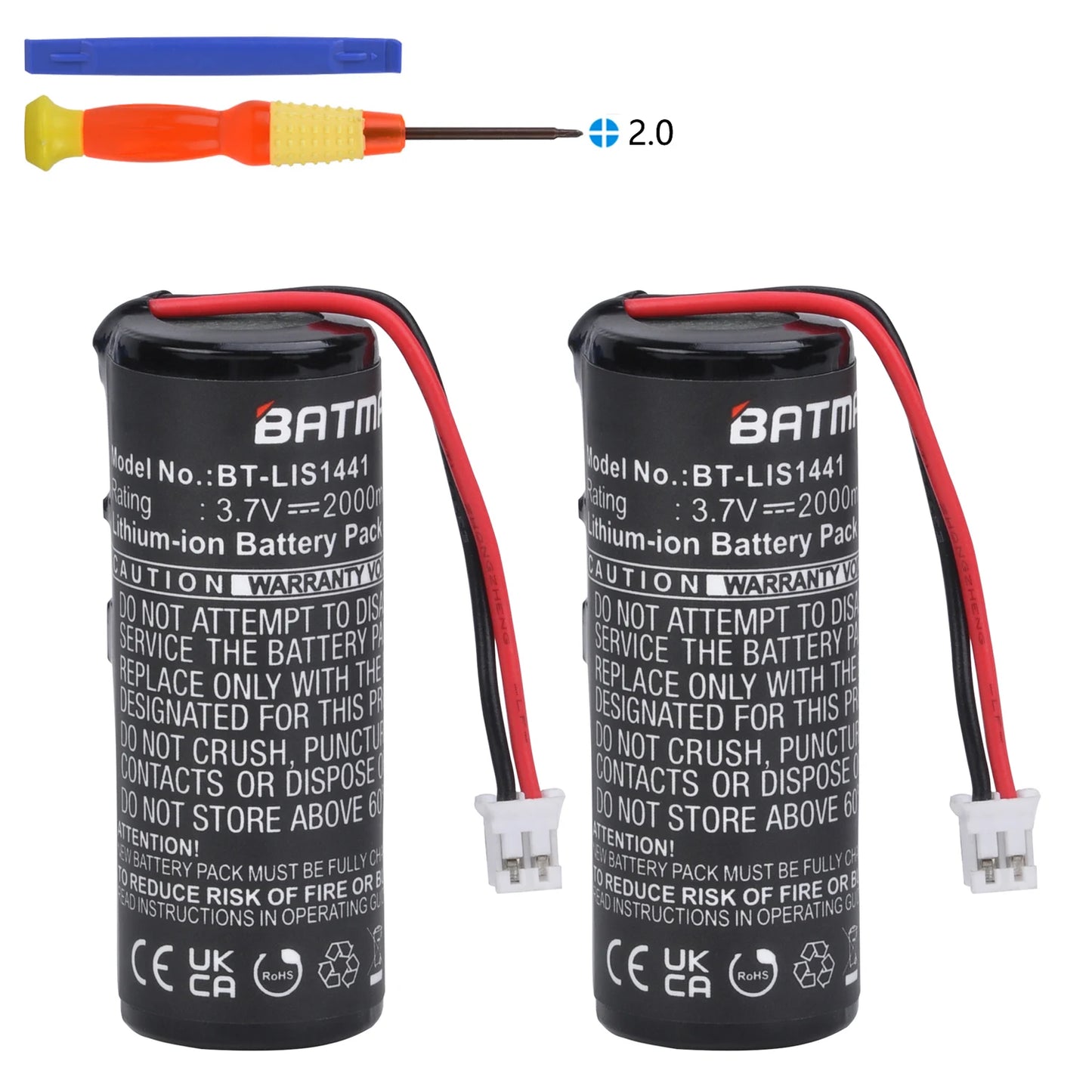 2000mAh LIS1441/LIP1450 Battery for Sony PS3 & PS4 Move Motion Controller CECH-ZCM1E/U