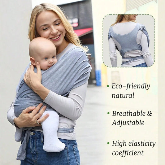 Ergonomic Baby Backpack Carrier - X-Shaped Newborn Sling with Comfortable Outdoor Support Straps