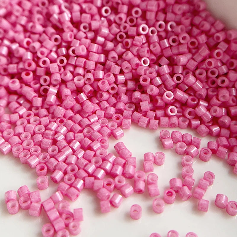 Oil Painting Color Glass Seed Beads - 11/0 Loose Spacer Beads for DIY Jewelry Making, Sewing & Craft Accessories