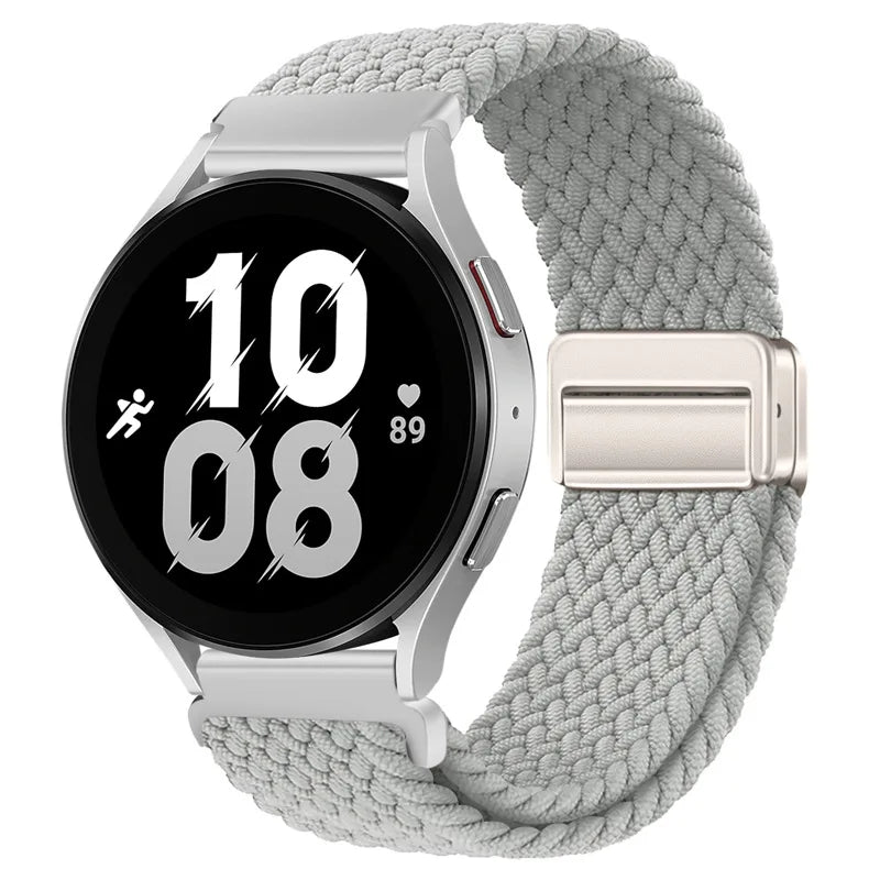 22mm Braided Nylon Watch Band – Loop Sport Strap for OnePlus Watch 3/2, OPPO Watch X/X2/4 Pro & 46mm Smartwatch Bracelet
