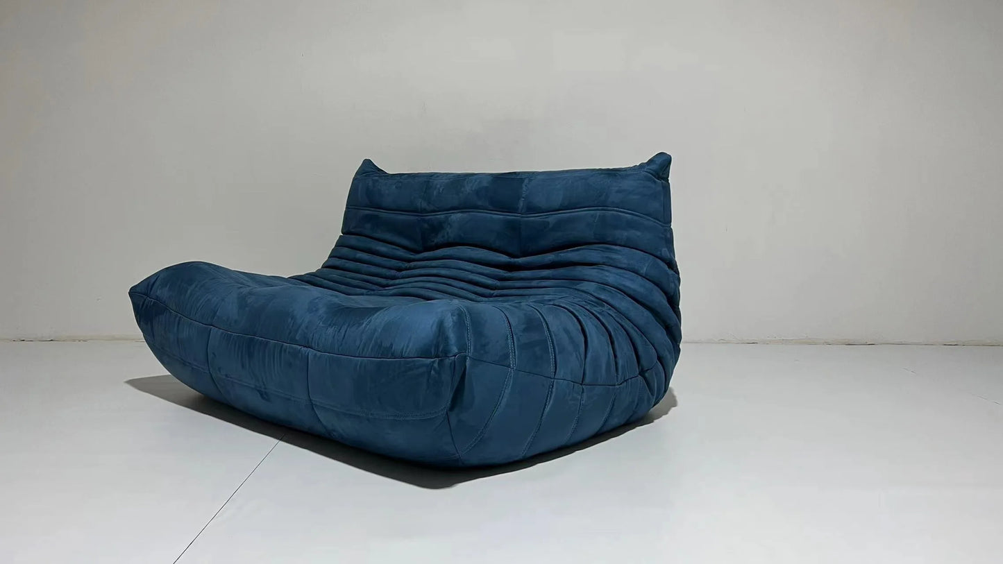Caterpillar Single Sofa Chair – Cozy Tatami Lounge Chair for Living Room, Bedroom, Balcony, Reading, and Leisure