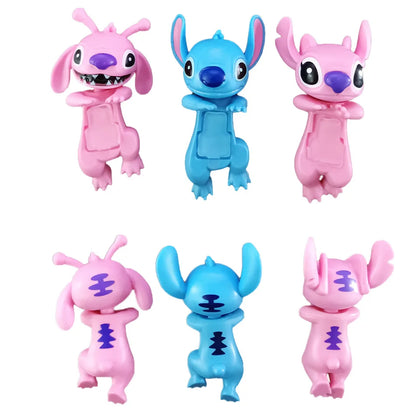 Stitch Lie Prone Series Toy Box — Cute Car Phone Decoration & Sonni Angel Gift for Kids' Birthday