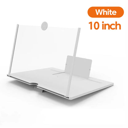 12/10-Inch Mobile Phone Screen Amplifier - HD Video Magnifier with Portable Stand Holder