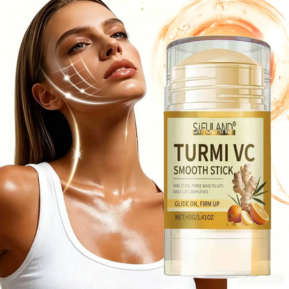 Turmeric & Vitamin C Neck and Facial Cream - Hydrating Anti-Aging Skin Care for Smoother, Firmer-Looking Skin