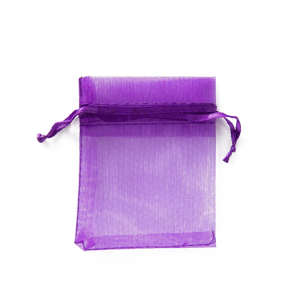 50pcs Gold Drawstring Bags – Jewelry, Candy, and Gift Pouches for Small Business Packaging