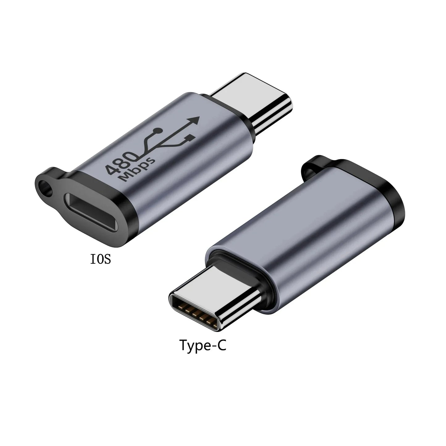 Multi Connector Adapter - Type C Female to Mini USB, Micro USB & iOS Conversion Adapter for Universal Device Compatibility