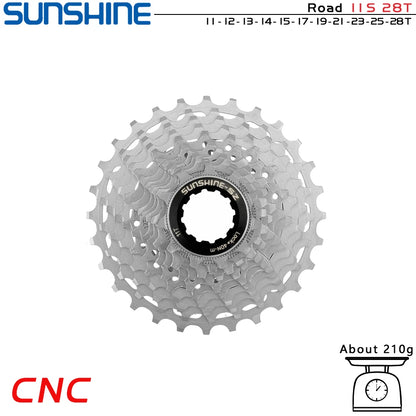 GOLDIX Ultralight CNC Road Bike Cassette — 11/12-Speed 28T-36T Sprocket for SHIMANO HG, K7 11S/12S