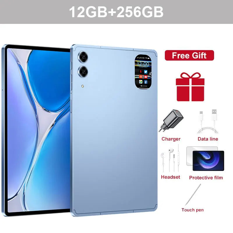2026 Pad 7s Pro 10.1" Android Tablet – 16GB+1TB, 10000mAh, 5G WiFi Dual SIM, Global Version Kids PC