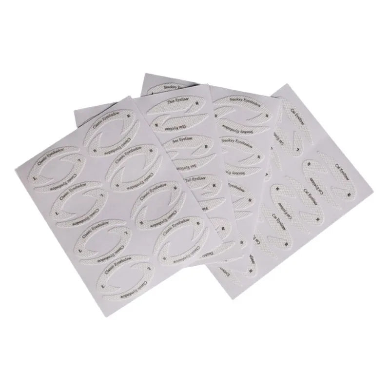 Eyebrow & Eyeshadow Makeup Stencil Set - Eye Makeup Template Tools for Eyeliner Shaping and Styling Guide