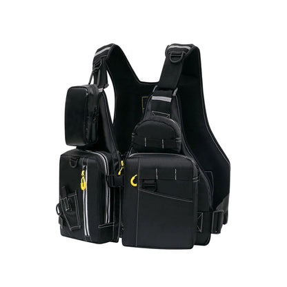 Multi-Functional Life Jacket Vest for Outdoor Fishing – Safety Vest with Storage Pockets & Buoyant Materials
