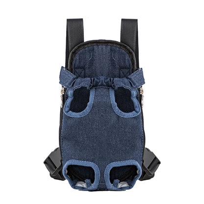 Adjustable Cat Carrier Bag – Double Shoulder Pet Backpack, Portable Travel, Outdoor, Camping & Hiking Bag for Cats and Small Dogs