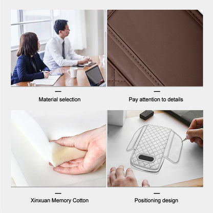Car Center Console Protector Mat – Thick Memory Foam Armrest Cushion with Tissue Storage Pocket