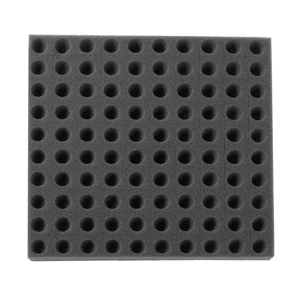 Black Seedling Sponge Sheet - Soilless Hydroponic Cloning Collar for Garden Pots, Nursery & Plant Cultivation