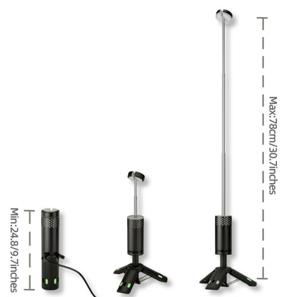 8000mAh Rechargeable Telescopic Camping Lantern: Dimmable Night Light with Magnetic Base for Outdoor Adventures & Emergencies