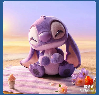 Original Pop Mart Stitch Little Emotion Series Blind Box – Stitch & Lilo Anime Figure, Mystery Box Collectible, Trendy Room Decor & Gift