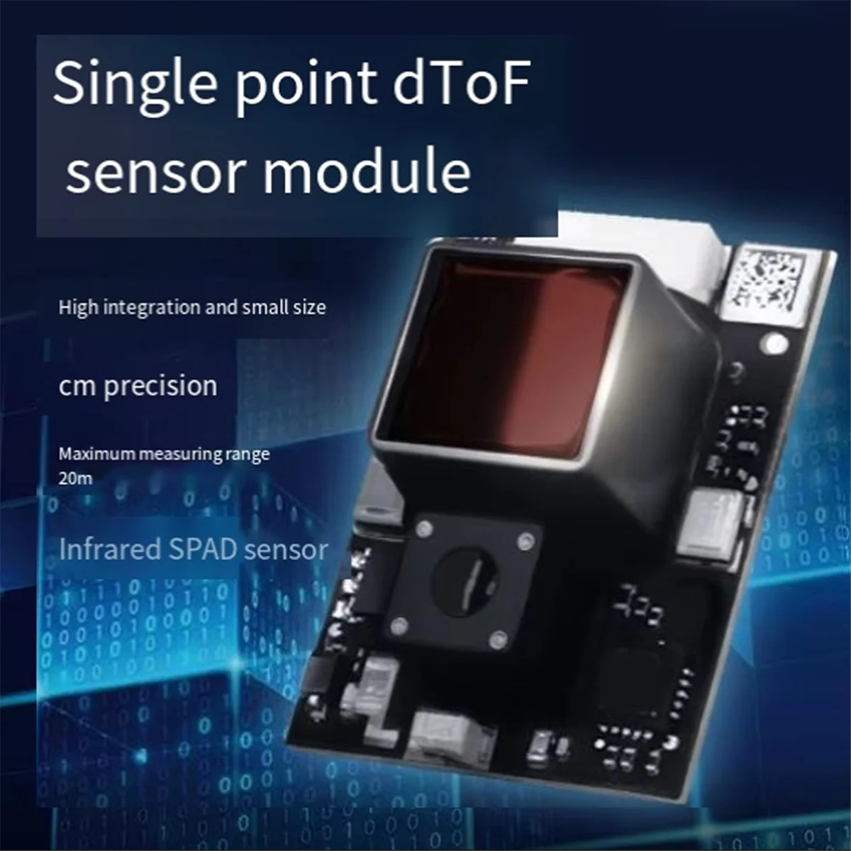 Supernew 20m DToF Laser Ranging Module - High-Precision Infrared Industrial LiDAR Sensor with Centimeter Accuracy