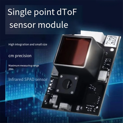 Supernew 20m DToF Laser Ranging Module - High-Precision Infrared Industrial LiDAR Sensor with Centimeter Accuracy