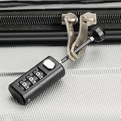 3-Digit Resettable Combination Mini Padlock – Luggage, Backpack, Zipper & Cabinet Security Lock for Travel & Dorm Use