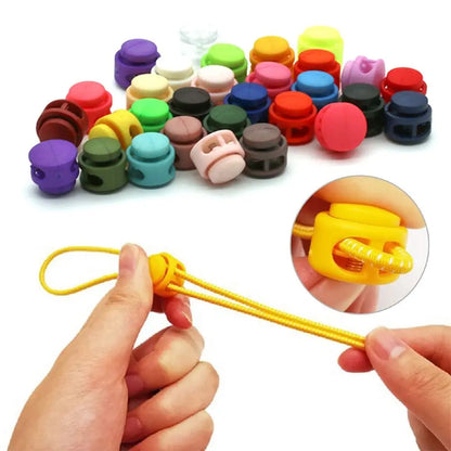 10Pcs Paracord Lanyard Cord Lock Stopper – Spring Toggle Clips for Backpacks, Sportswear, Shoelaces & Bags