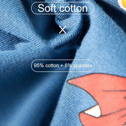 3Pcs Boys Cotton Underwear Set - Cartoon Vehicle Briefs with Breathable Soft Fabric for Kids