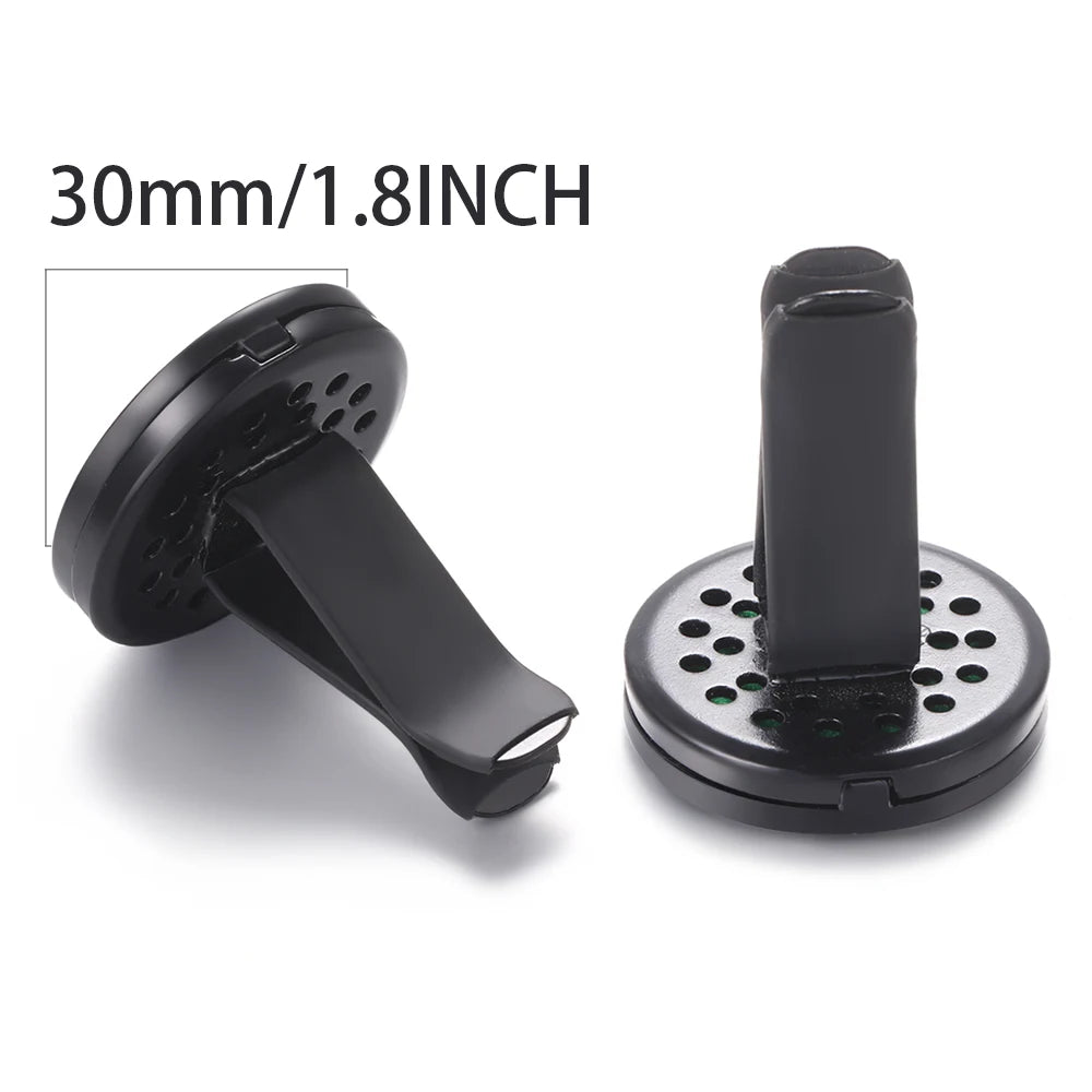 All-Black Tree of Life Car Air Freshener – Stainless Steel Aromatherapy Essential Oil Diffuser Locket Pendant