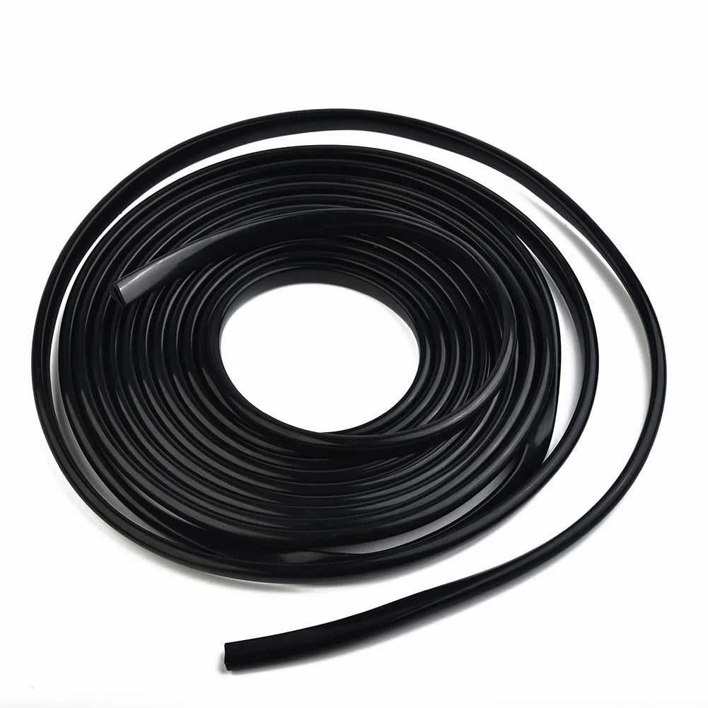 5M Car Door Edge Protector Strip - U Shape Rubber Seal Trim 11x5mm Auto Door Guard for Scratch Protection, Sealing & Decoration