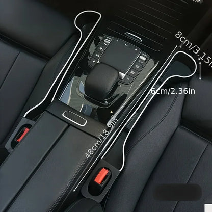 Car Seat Cup Holder Organizer – Front & Rear Multi-Functional Storage Box for Car Interior Accessories & Organization