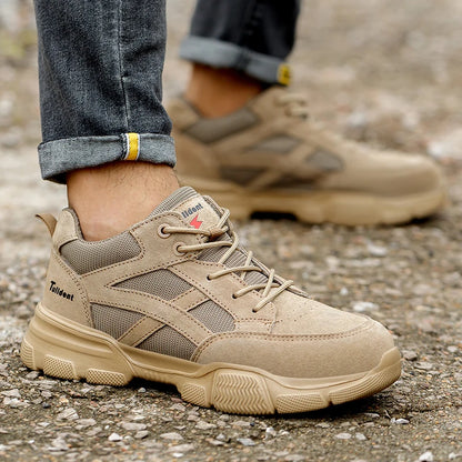 10KV Insulated Safety Shoes – Men’s Anti-Smash, Puncture-Proof, Breathable Electrician & Welding Work Boots