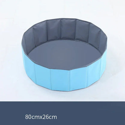 80x26cm Kids Ball Pit – Portable & Foldable Oxford Cloth Ball Pool for Toddlers & Babies, Indoor/Outdoor (Balls Not Included)
