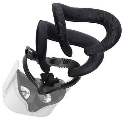 Foam Replacement 3D Shaped Facial Interface Bracket – Widened Accessories for Oculus Quest 2 – Breathable Sweat Guard Face Pad