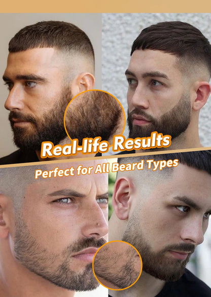 Waterproof Beard Filler Pen – Black Beard & Mustache Coloring Tool for Men, Hair Line Enhancer