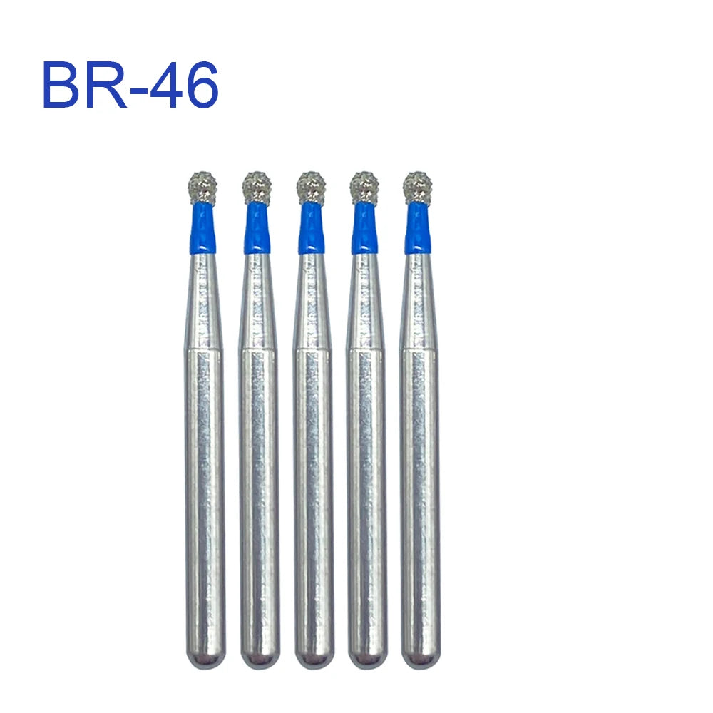 5pcs FG Dia 1.6mm Dental Drills – High-Speed Handpiece Diamond Burs for Teeth Whitening