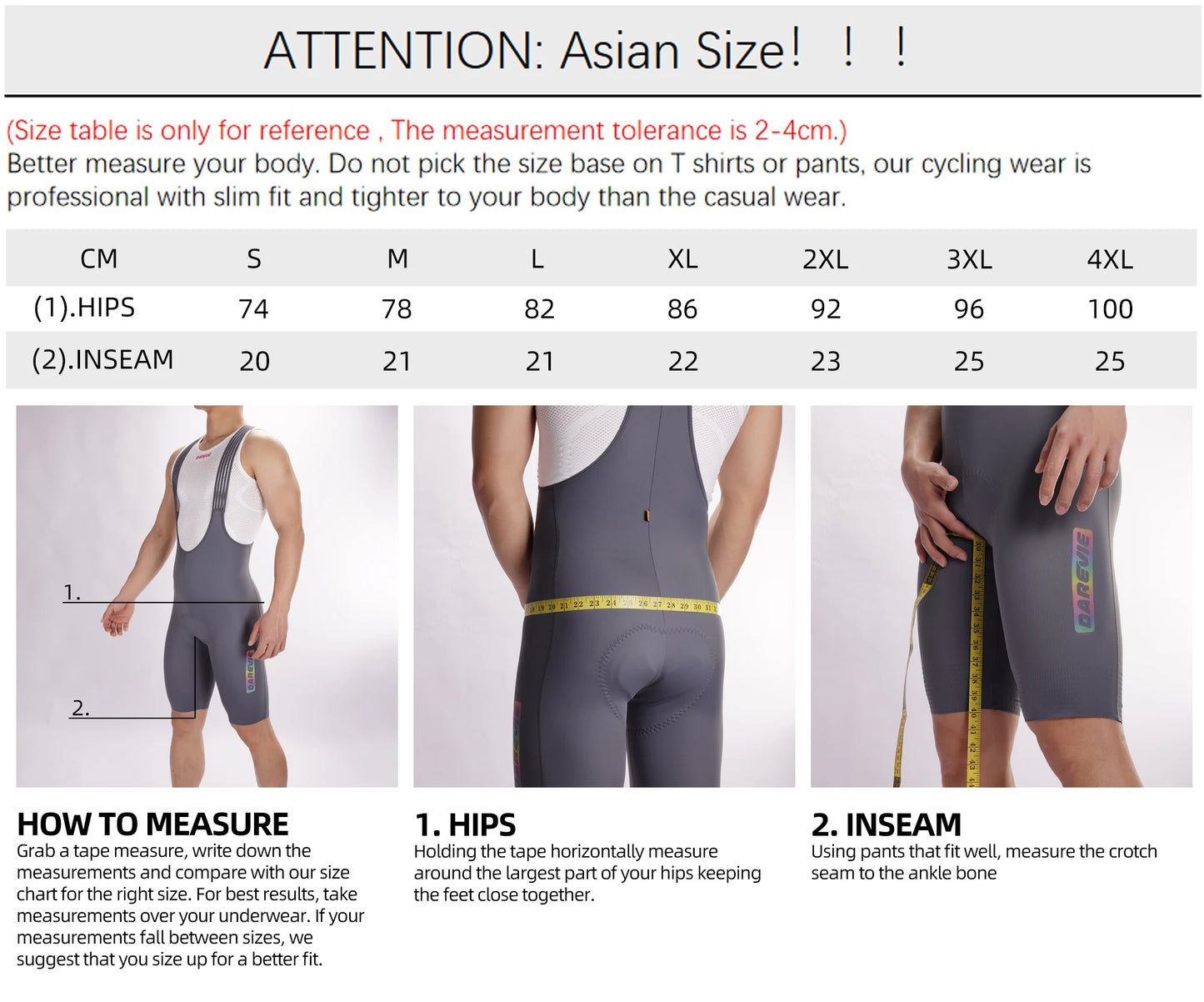 DAREVIE Men's Cycling Bib Shorts - Seamless 2.0 Pro Padded Shorts For Long Distance 500KM Rides