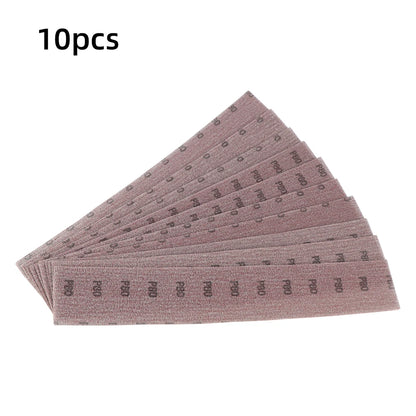 HIFESON Mesh Sandpaper Set 70x420mm Hook & Loop Vacuum Sanding Discs – 400x70mm Abrasive Sanding Block Pads for Wood & Metal