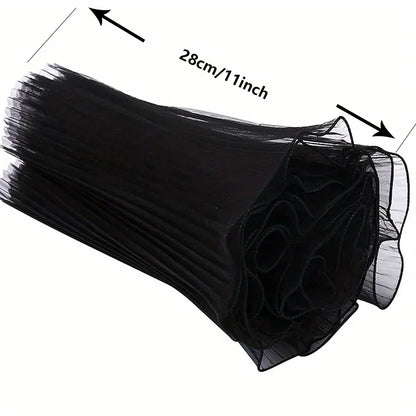 1 Roll Red Korean Flower Wrapping Mesh — Lace Fabric for Bouquets, Floral Packaging & DIY Flower Crafts