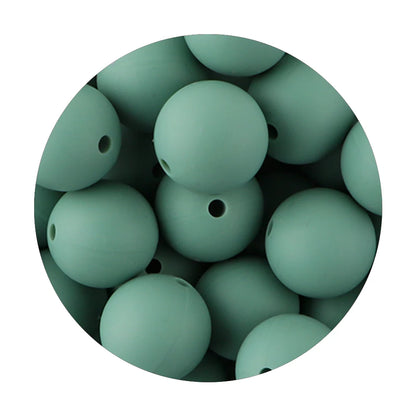 50Pcs Silicone Spacer Beads - 9/12/15mm Round Loose Beads for DIY Necklace Bracelet Jewelry Making