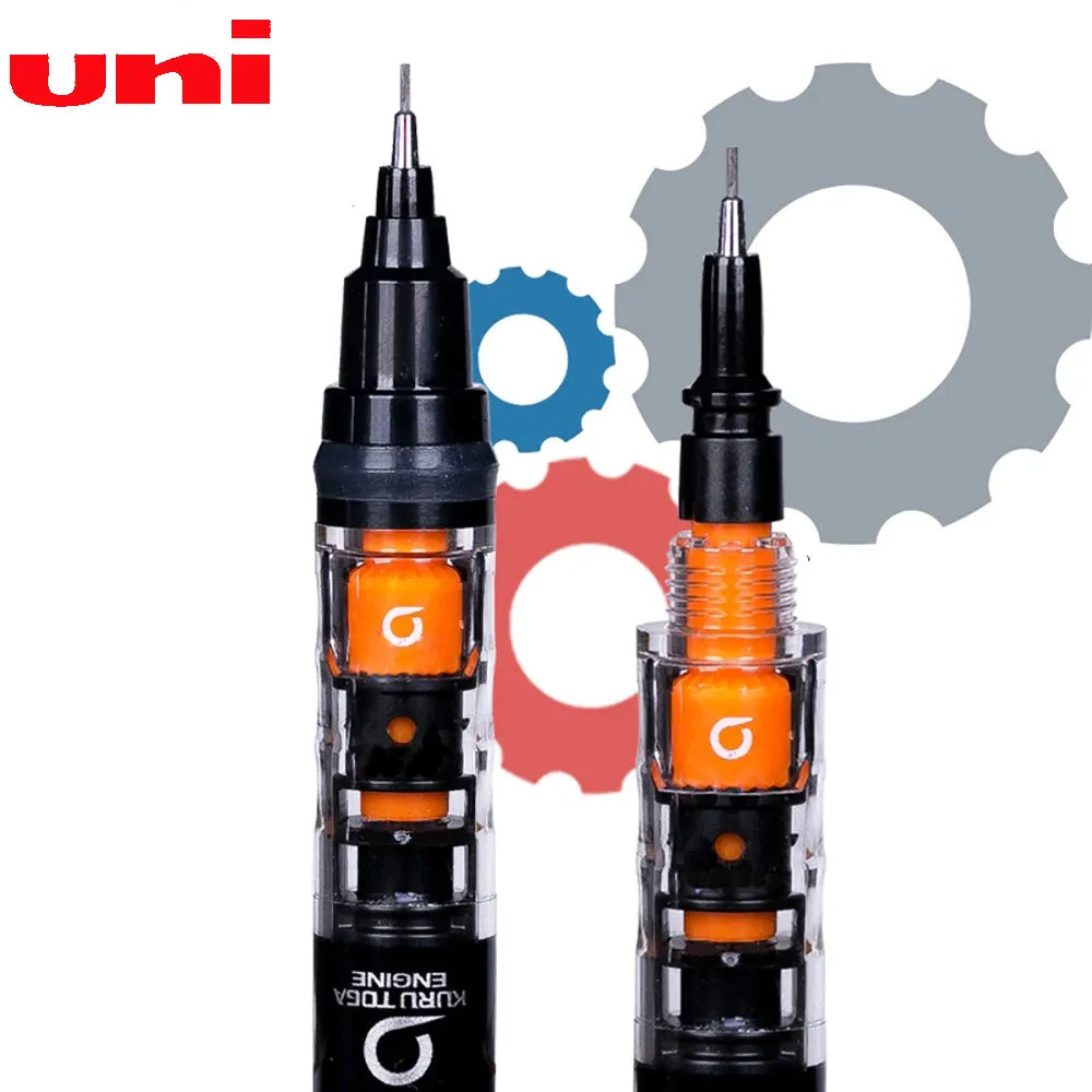 Uni Mechanical Pencil M5-452 Kuru Toga 0.5MM - Breakproof Lead with Eraser - School Student Stationery