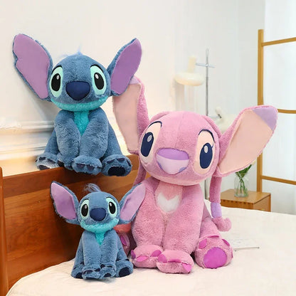 Disney Lilo & Stitch Kawaii Plush Doll – Large Soft Pillow Toy for Girl’s Room Decor & Valentine’s Day Gifts