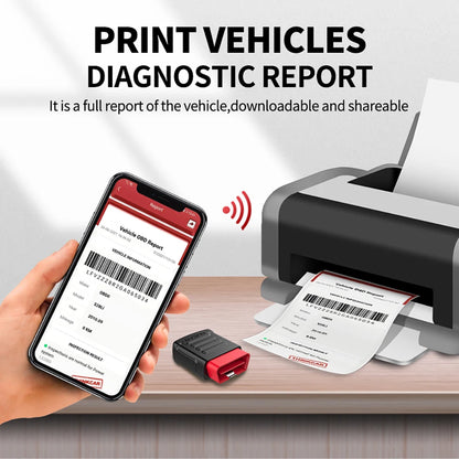 MUCAR BT200 OBD2 Automotive Diagnostic Scanner – Bluetooth/WiFi Car Tool with 15 Reset Functions