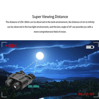NV8000 3D Night Vision Binocular Goggles – Hunting Goggles for Helmet Mount