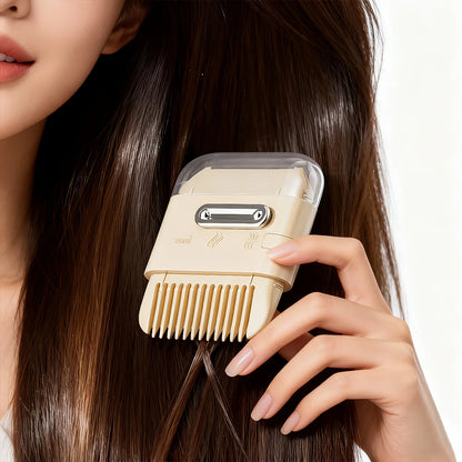 2-in-1 Hair Trimming Tool Set - Split End Trimmer and Thinning Comb for Women